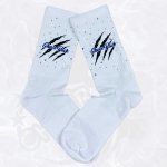 Socken Cheer Pack "Kralle" blau mit Bling Gr. 27-46